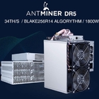 1800 واط 76 ديسيبل Bitmain Antminer Dr5 DCR Miner 34 TH / s 9.4 كجم