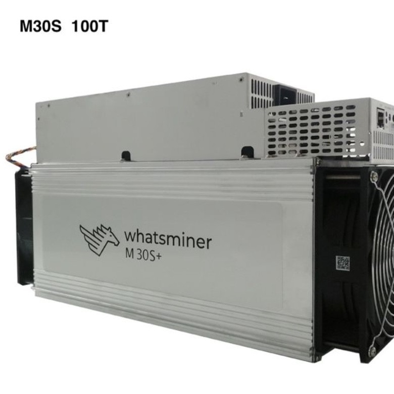 SHA256 خوارزمية Whatsminer M30S + 100T BTC آلة تعدين 3400 واط