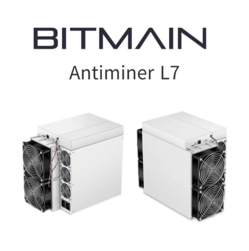 75db Bitmain Asic Antminer L7 9050mh 9.05Gh Litecoin Dogecoin Miner